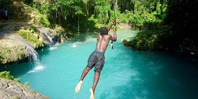 Blue Hole, it's like stepping into paradise.