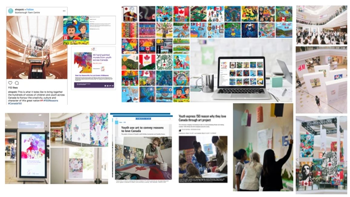 Branding and marketing strategy for national VIBE Arts campaign for Canada 150
