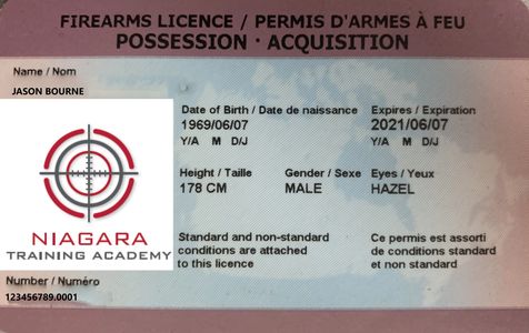 Photo of PAL or Possession and Acquisition Licence