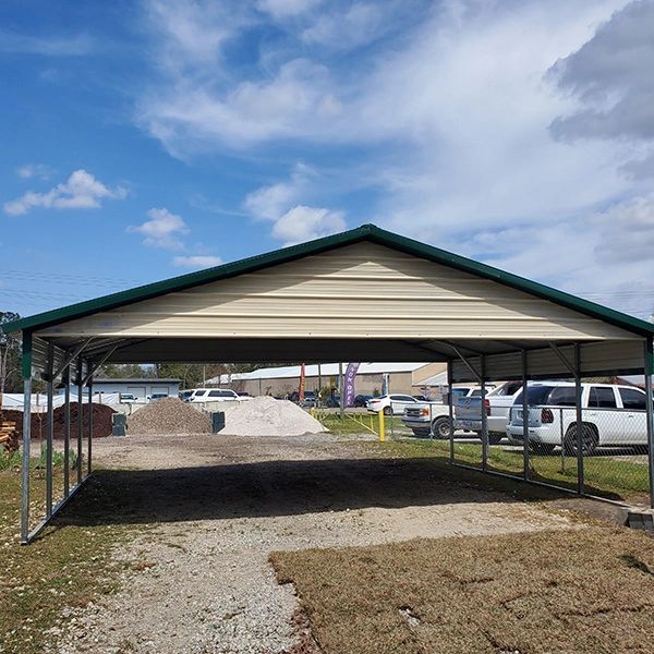 Carport front view