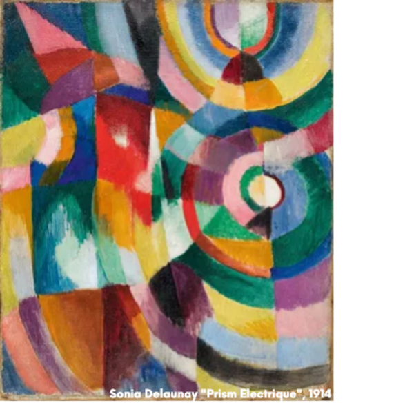 Sonia Delaunay, "Prism Electrique", 1914