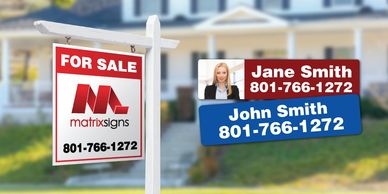 Custom Real Estate Signs and Name Riders
