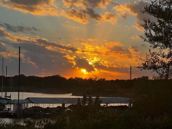 Private lake access marina