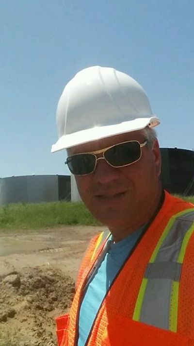 On site at doing an Oil Well Survey