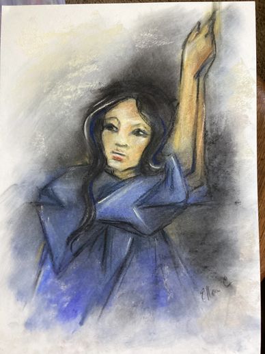 The rich hues of pastels are so lovely