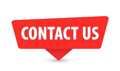 Red banner with white text saying 'CONTACT US'.