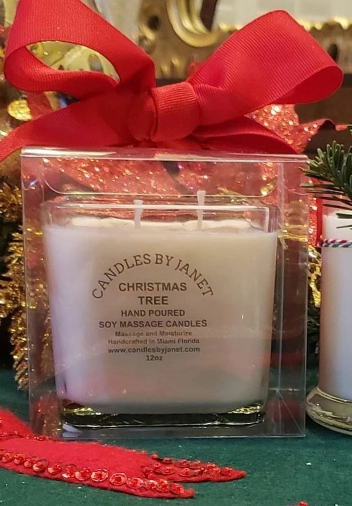 Christmas Tree Soy Candle (Christmas Pine)