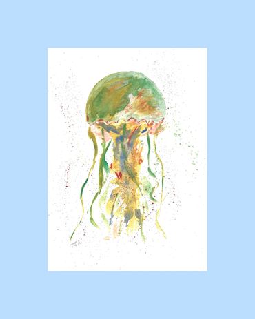 cape-may-watercolor
impressionist
original-cape-may-art
animal jellyfish green