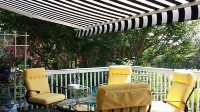 CustomRetractable Awning with Sunbrella Fabric