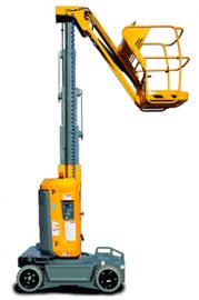 Haulotte Star10 moom lift with 3 metre reach that is ideal for maintenance and engineering for hire