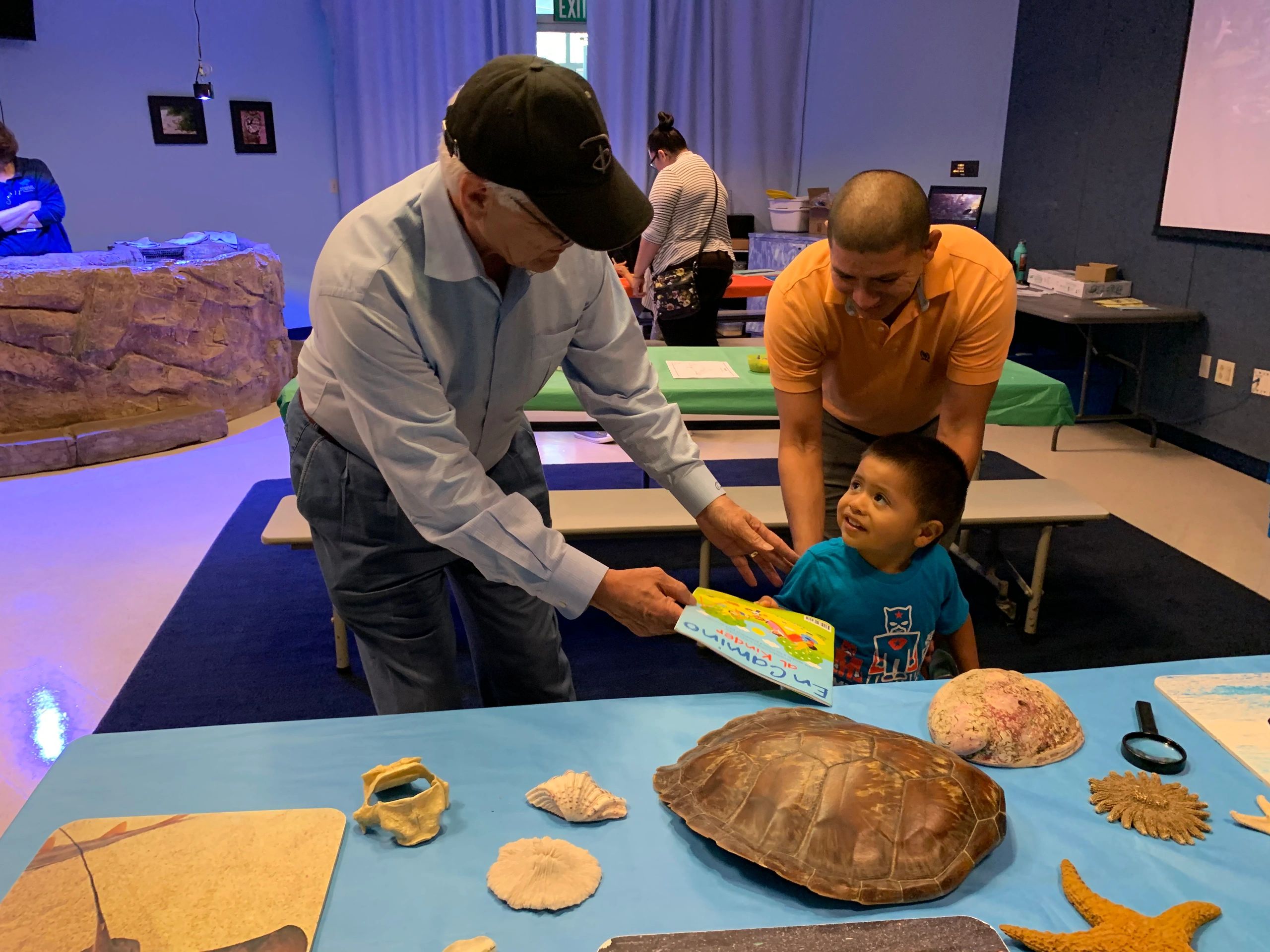 Faustino Bernadett at Aquarium of Pacific Event.