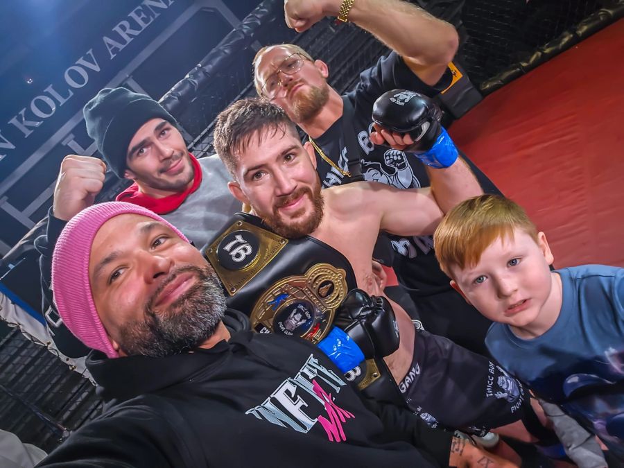 Silverback members and kids together at an event