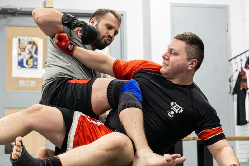 Members training together in a class at Silverback