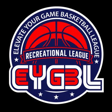 Logo for the Elevate Your Game Basketball League Recreational League.