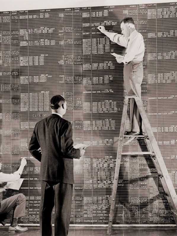 "General Motors Managers At A Large Control Board" Licensed from Shutterstock™ by David Mims, 2016