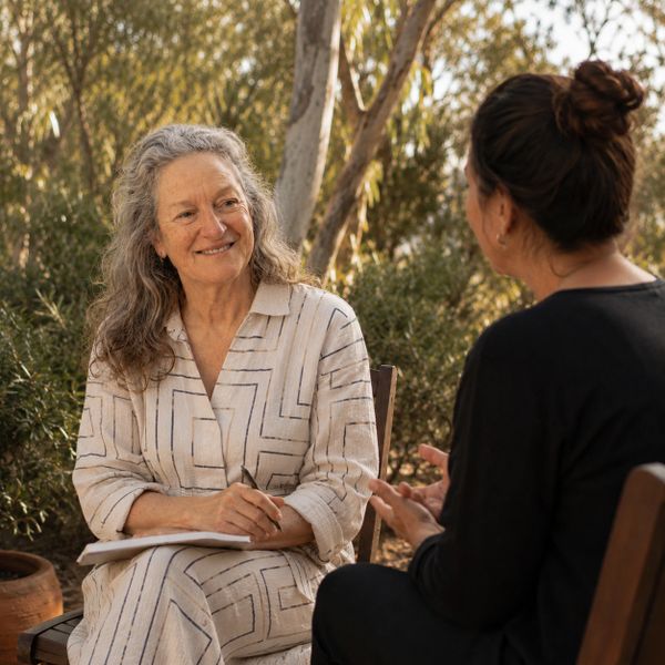 Raven and counselling client