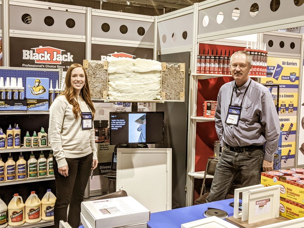 Ray and Jenna Trim Rite Booth