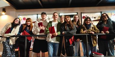 Private birthday ghost tour group at Rocking Delicious in Safety Harbor, Florida