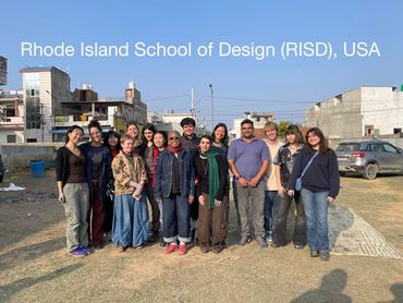  Rhode Island School of Design (RISD),USA Students Visit Lal Chand Derawala for Bagru Print Workshop