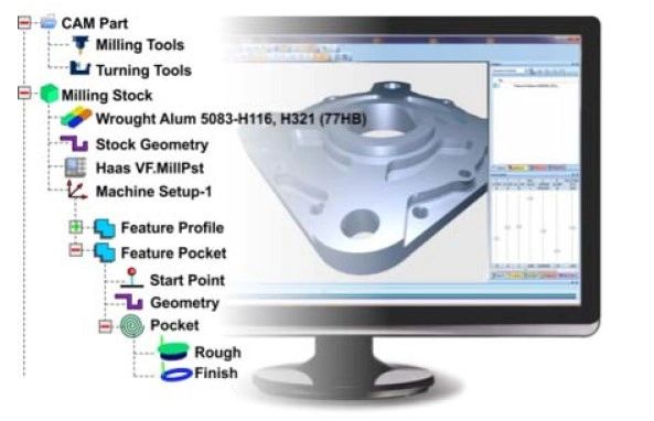Mejorar el trabajo en maquinas CNC con el software CAD CAM