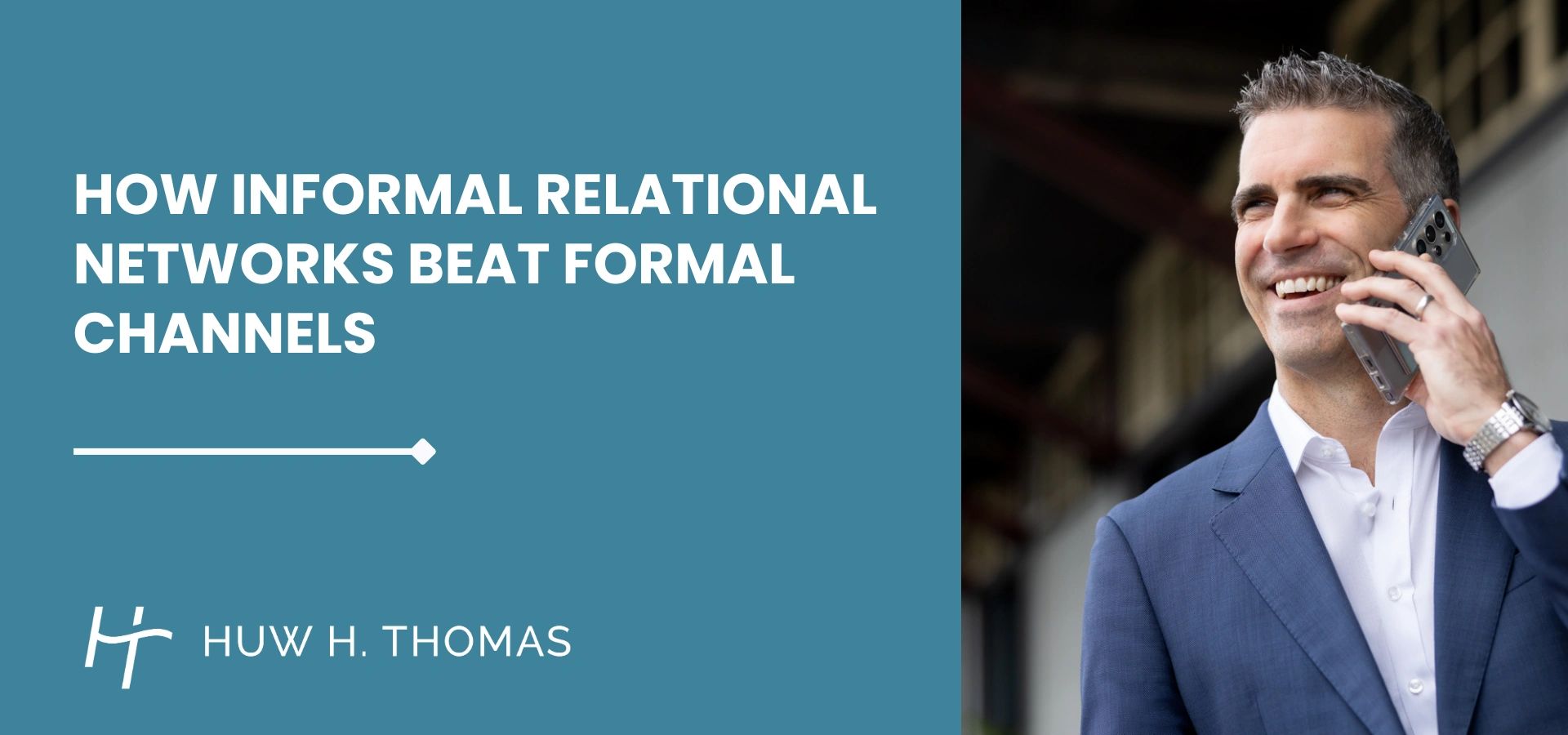 How informal relational networks beat formal channels