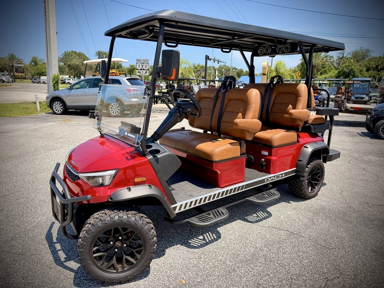 Street-legal DACH golf cart rental in Daytona Beach, Florida