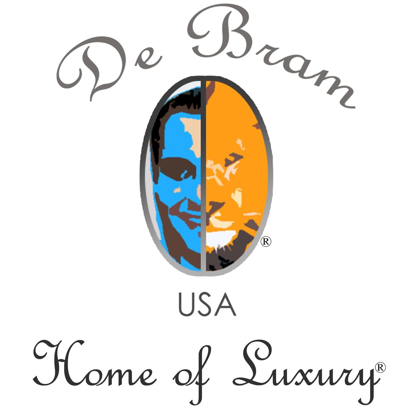 De Bram Company Logo and Trademark and Home of Luxury Logo and Trademark