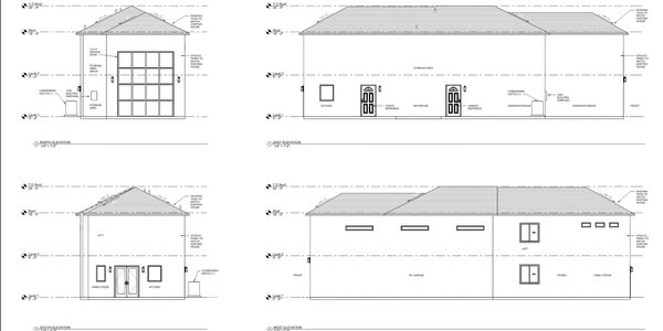 Elevations on a current project we are working on.