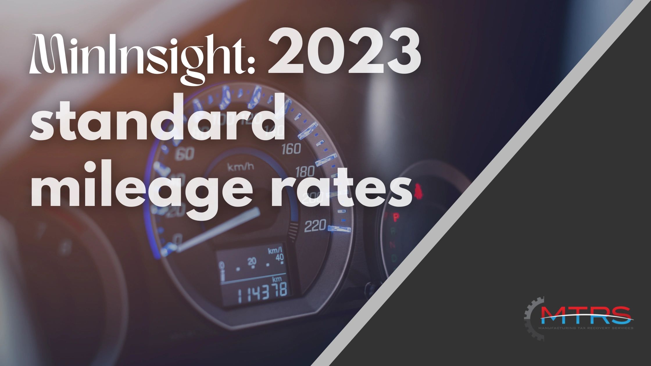 MinInsight 2023 standard mileage rates