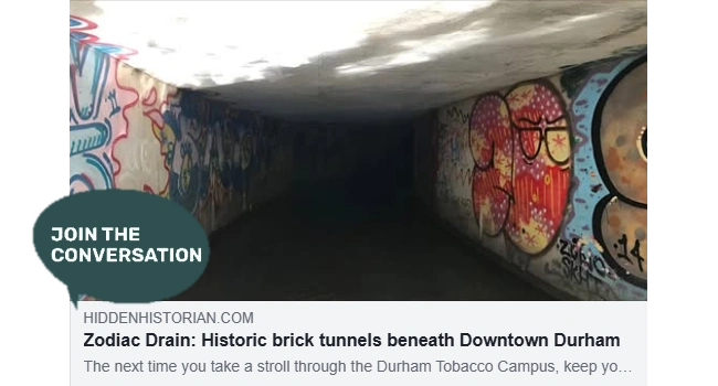 tobacco underground Zodiac Drain: Historic brick tunnels beneath Downtown Durham