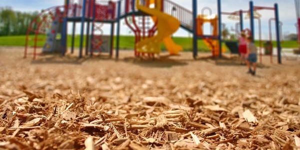 playground mulch chips school church backyard wood bulk play kids family