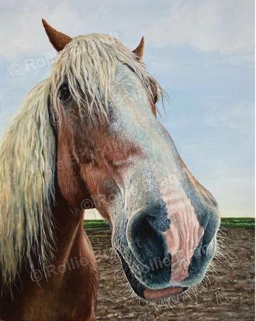 "Gentle Giant"  16"x20" original  2021