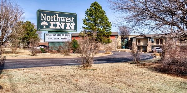 Northwest Inn hotel exterior photographed in Woodward, Oklahoma