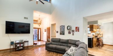Image of a living room in a home in Elk City, OK. 