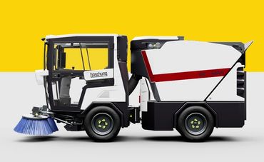 Boschung S2.0 Elektrikli Süpürge aracı
