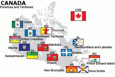 List of provinces and territories of Canada