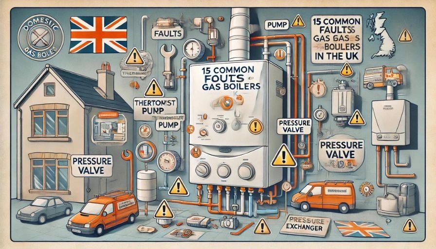15 Common Faults of Domestic Gas Boilers in the UK