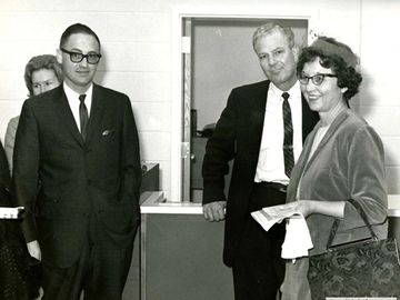 L to R: First director of USCL, Elmer Don Herd and wife with unidentified couple.