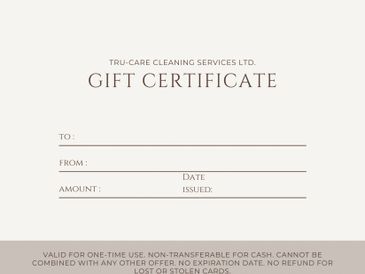 Do Many Cleaning Companies Offer Gift Certificates For Their Services?