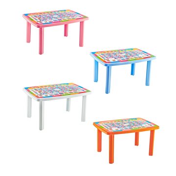 Patterned Square Children's Table | 50x50 cm