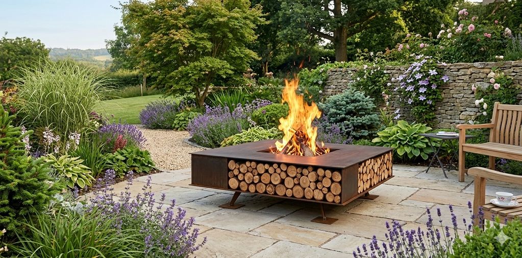 SQUARE & ROUND FIRE PIT