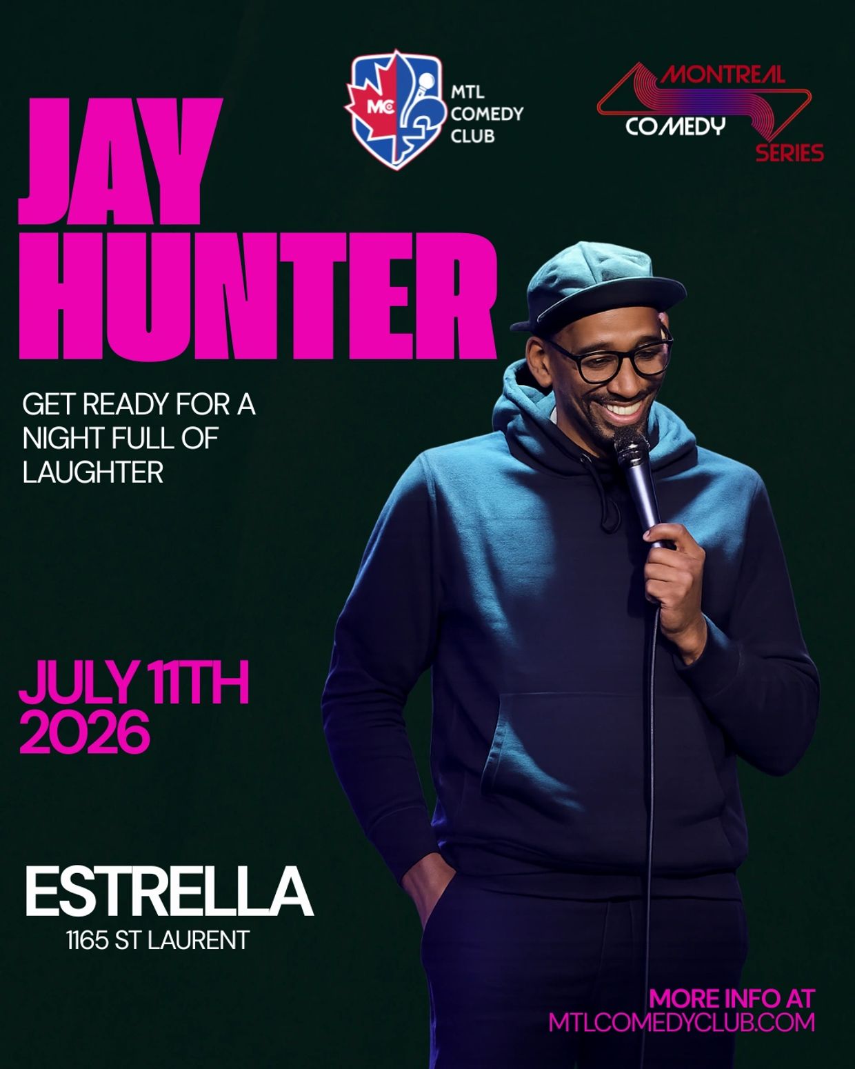 JAY HUNTER: ENGLISH STAND-UP COMEDY SHOW IN DOWNTOWN MONTREAL.