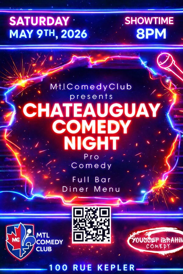 CHATEAUGUAY'S COMEDY NIGHT AT BLVD RESTO BAR IN THE HEART OF MONTREAL'S SOUTH SHORE.