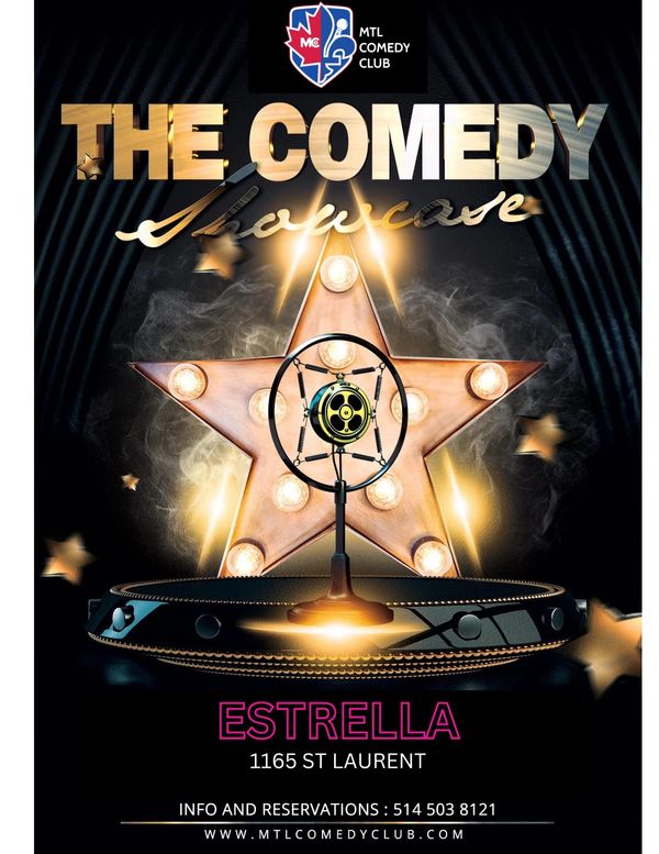 English Stand-Up Comedy Show In The Heart Of Downtown Montreal with a diverse lineup