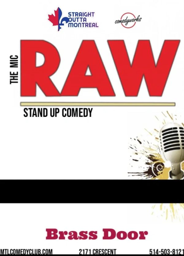 Sunday July 21st: English Stand-Up Comedy Show In The Heart Of Downtown Montreal