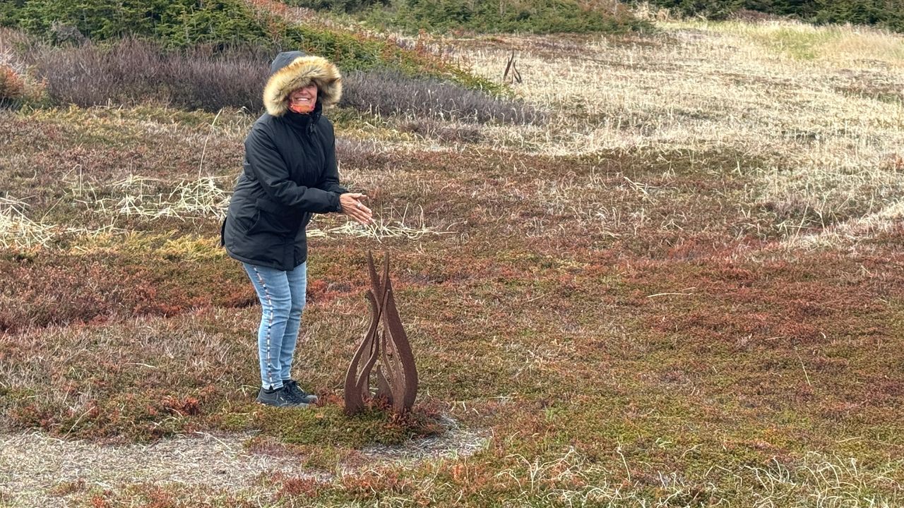 Old fire pit marking Old fire pit marking