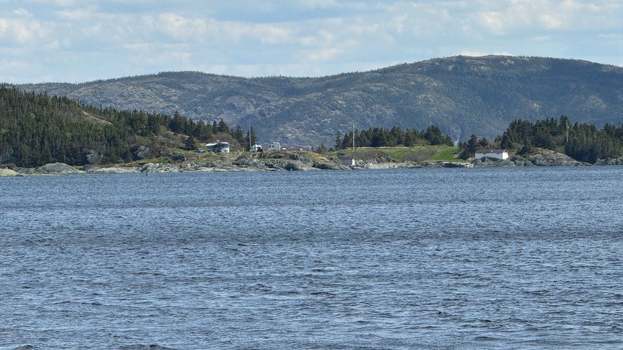 Across the bay at Camp Across the bay at Camp