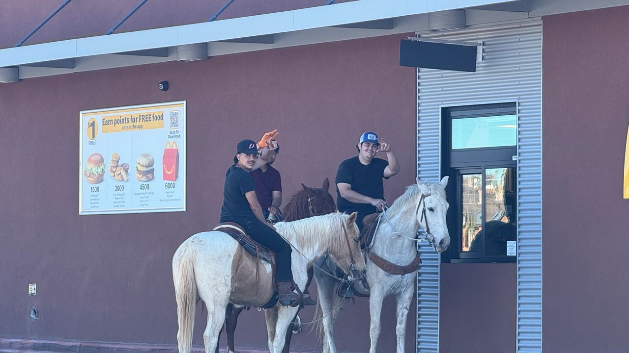 McDonalds Horse Ride up window McDonalds Horse Ride up window
