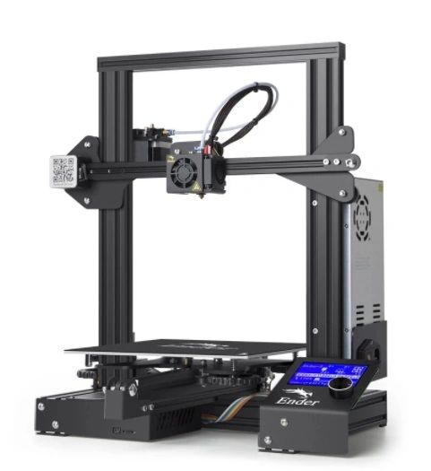 Creality 3D® Ender-3 DIY 3D Printer Kit 220x220x250mm Printing Size Power Resume Function/V-Slot with POM Wheel/1.75mm 0.4mm