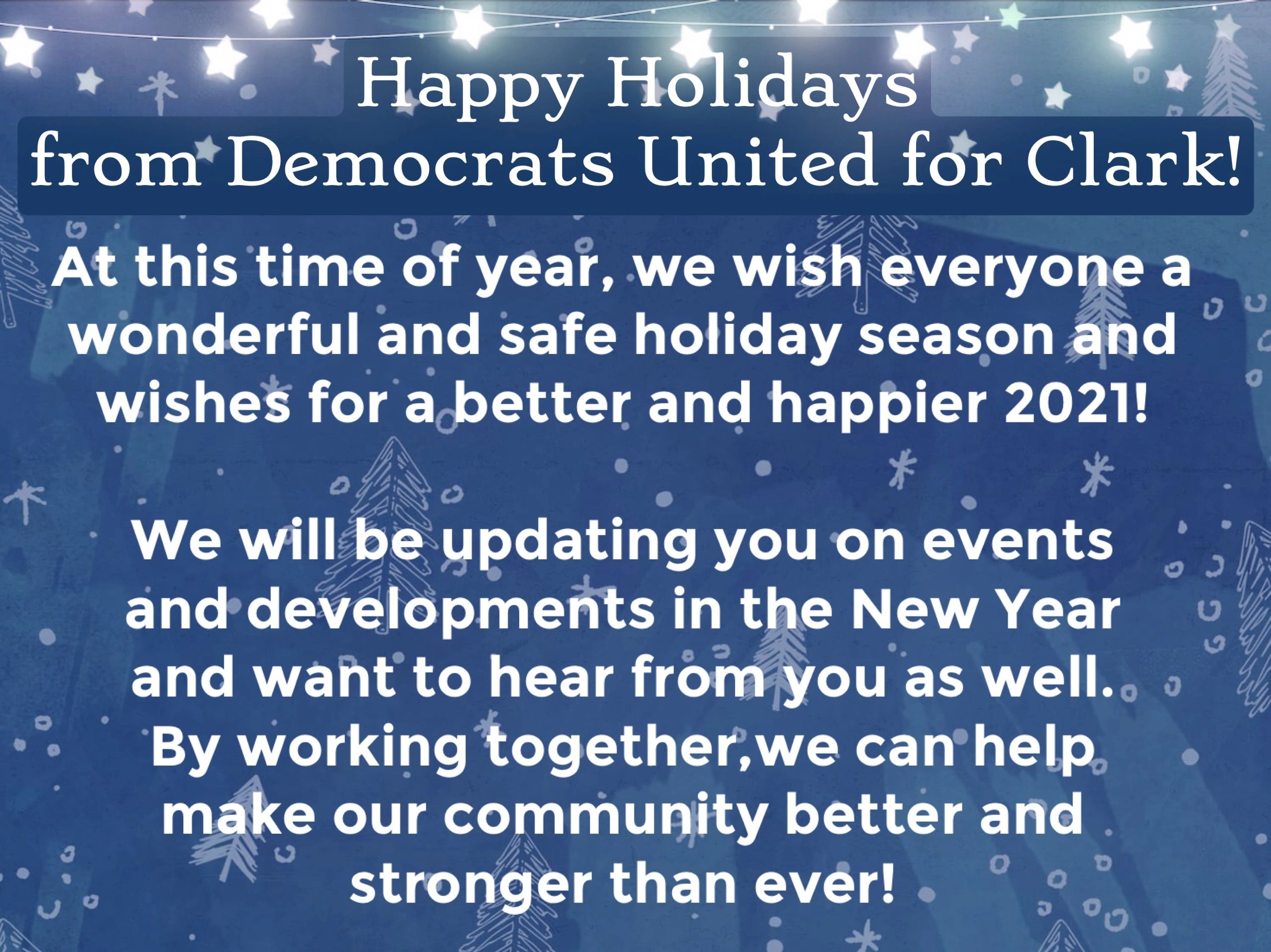 Democrats United Clark Democrats United For Clark NJ